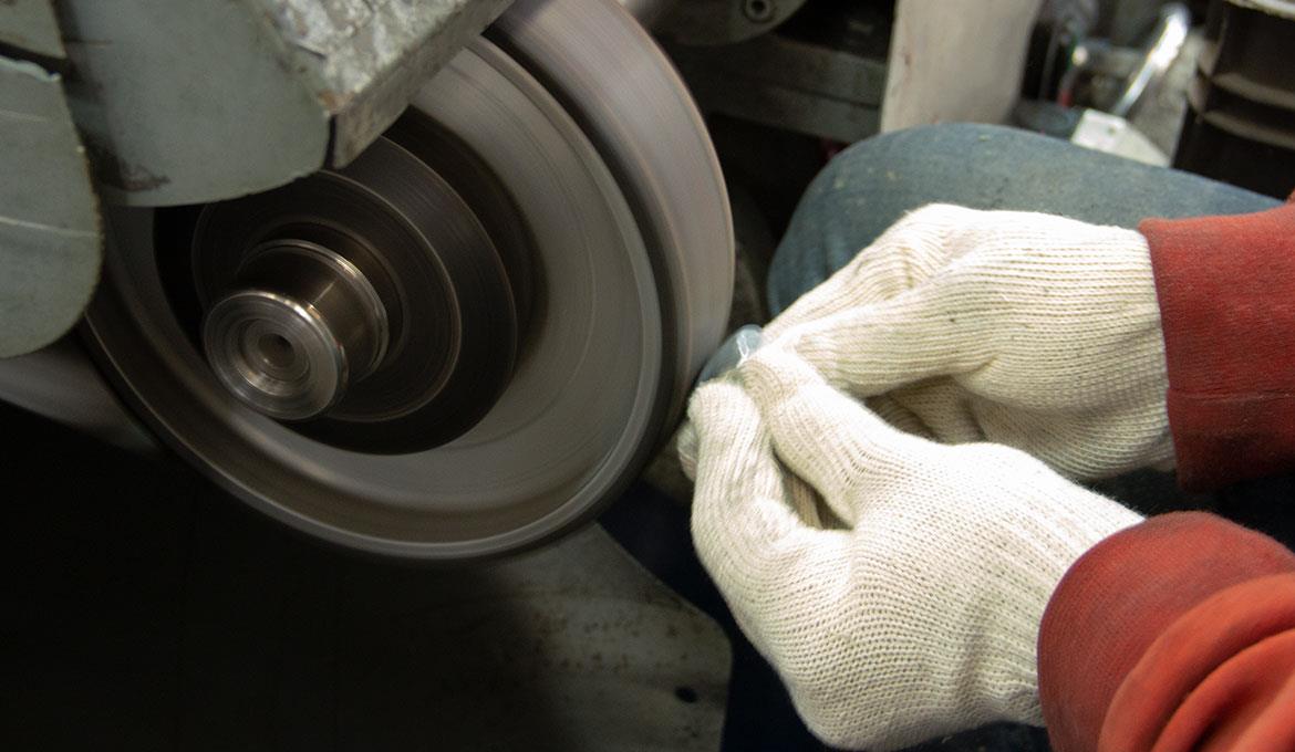 Sanding and polishing